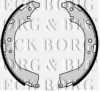 BORG & BECK BBS6182 Brake Shoe Set